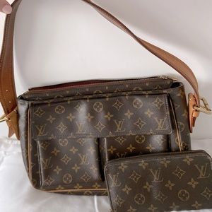 Louis Vuitton Viva Cite handbag and wallet